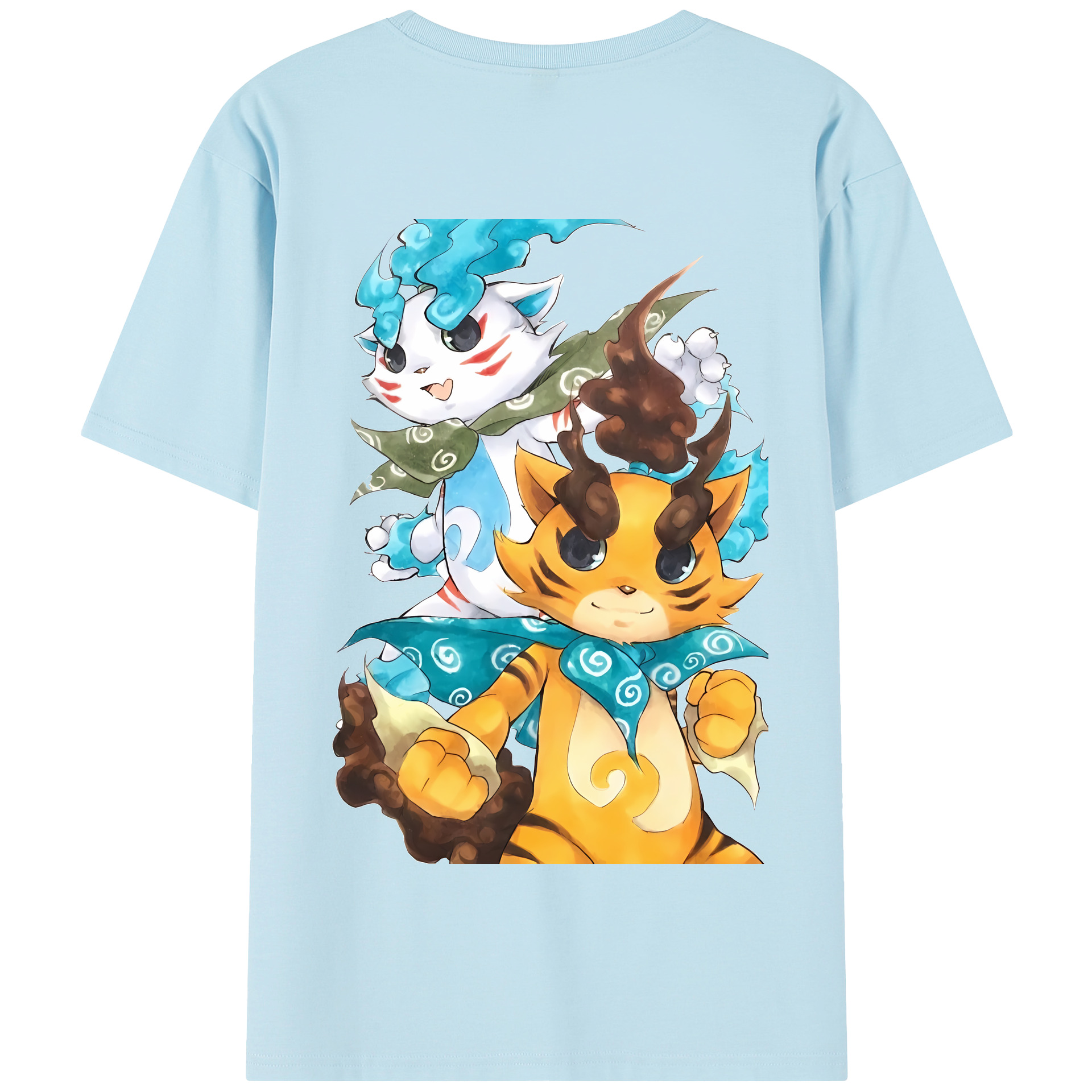 （画像用） 妖怪ウォッチ Yo-kai Watch 綿100％半袖Tシャツ（背面プリント）